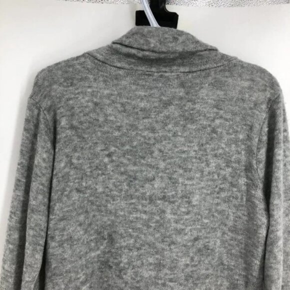 Kavu Light Heathered Grey Sweetie Turtleneck Sweater size M - Picture 8 of 16